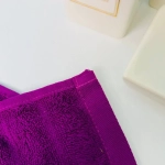Полотенце махровое 30*50см «FLUFFY» цвет сливовое вино 03-057, плотность 500гр/м2