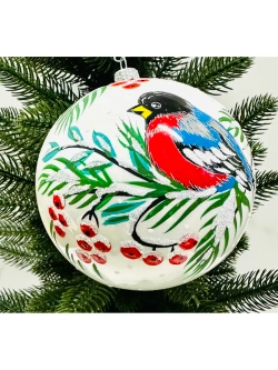 Елочный шар из стекла 115мм С1097