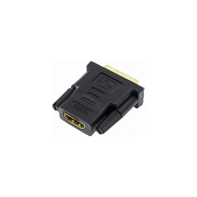 Bion Переходник HDMI-DVI 19F/19M (мама-папа), позолоченные контакты, черный [BXP-A-HDMI-DVI-2]