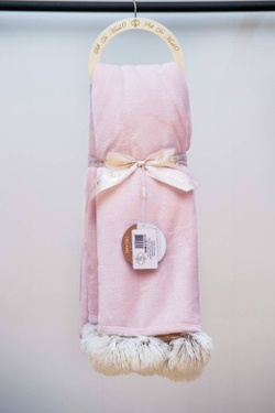 Плед 220х240 Sofi De MarkO Fluffy ball пудра