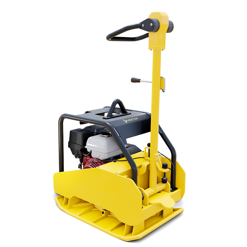 Виброплита реверсивная Vektor VPG-430HС бензиновая - [430 кг / 50 кН / Honda GX390]