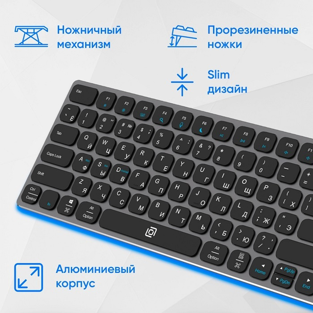 Клавиатура Wireless Oklick K767W