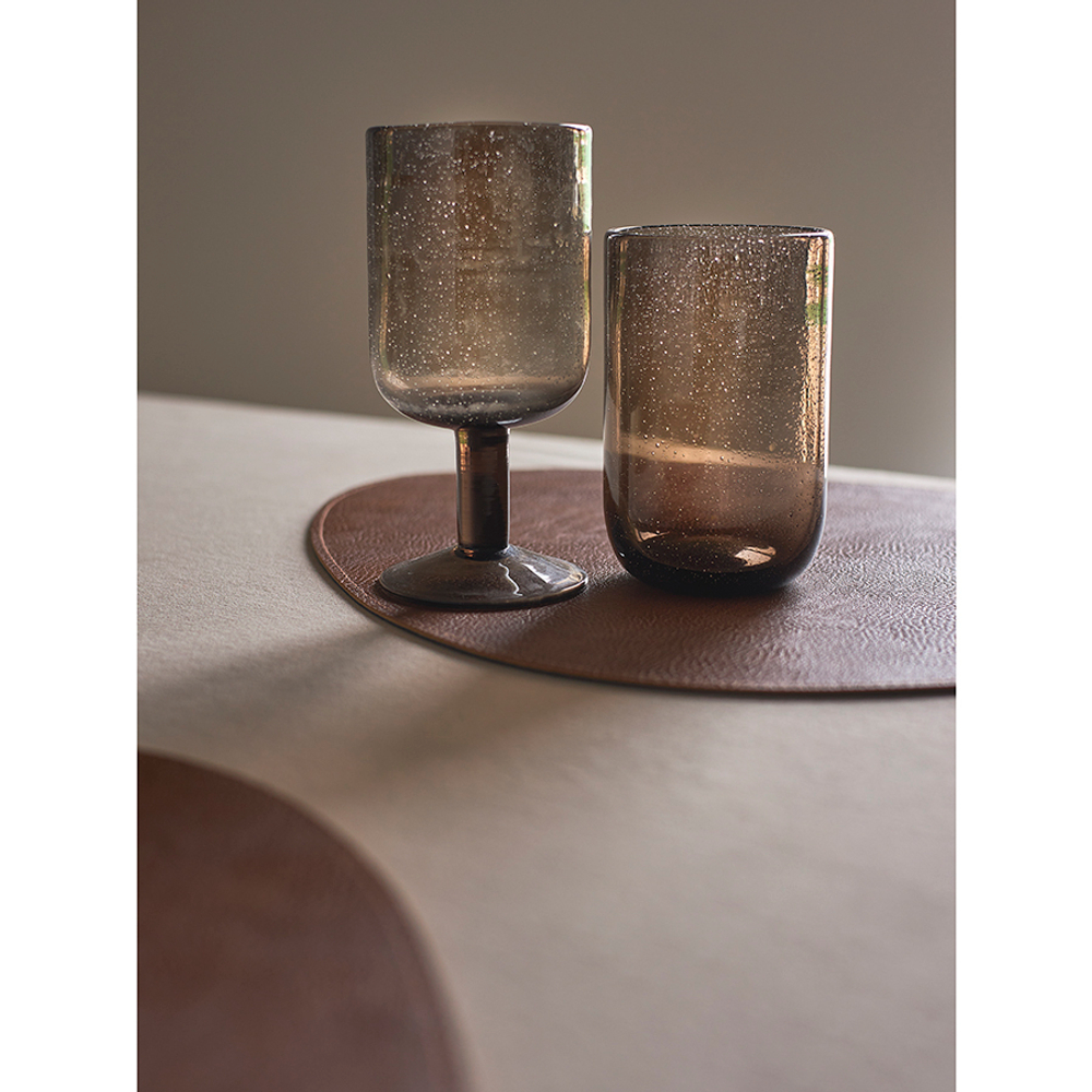 Набор из 2-х двухсторонних сервировочных салфеток drop, 33х41 см, синий/коричневый