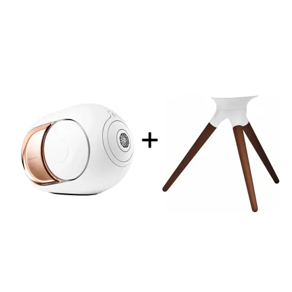Devialet Phantom I 108 dB Gold + Devialet Treepod Matte White