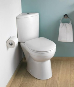 Угловой унитаз Vitra ARKITEKT, сидение микролифт