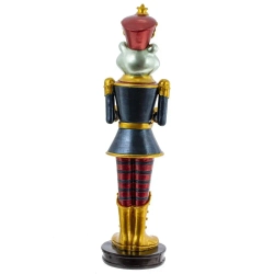 Фигурка декоративная "Солдатик-лягушонок", L9,5 W9,5 H37,5 см