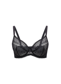 Бюстгальтер OIRO с мягкими полупрозрачными чашками Edelweiss