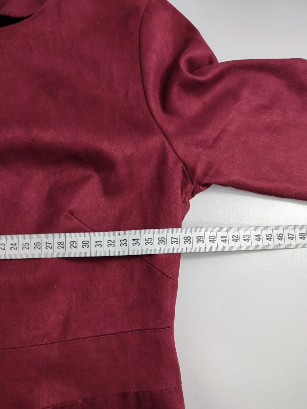 Платье "лаконичное бордо" 44 размер