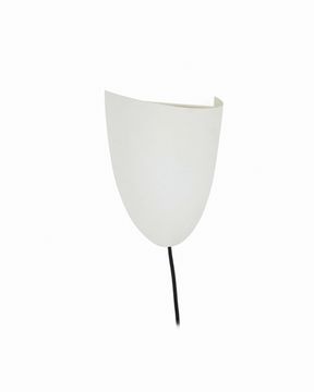 Настенный светильник Nibla из металла с эффектом белой глины