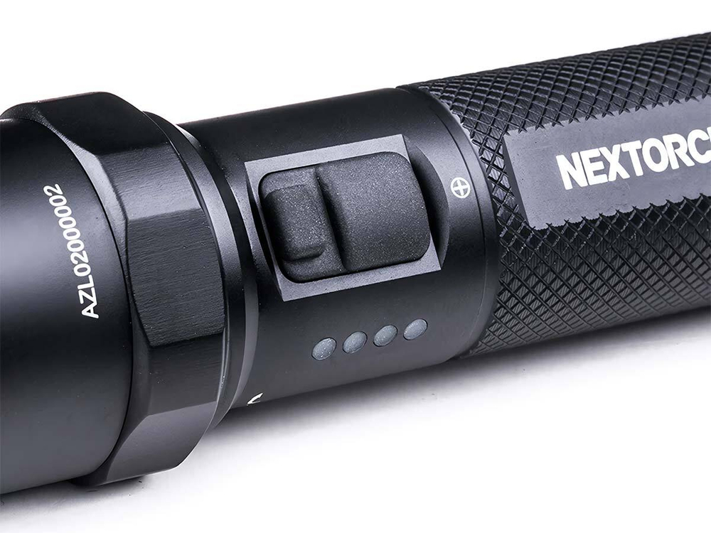 Тактический фонарь Nextorch P80 One-step Strobe Duty, 1300 lm, 4 режима, анодированный алюминий, 18650, IPX7, 222г