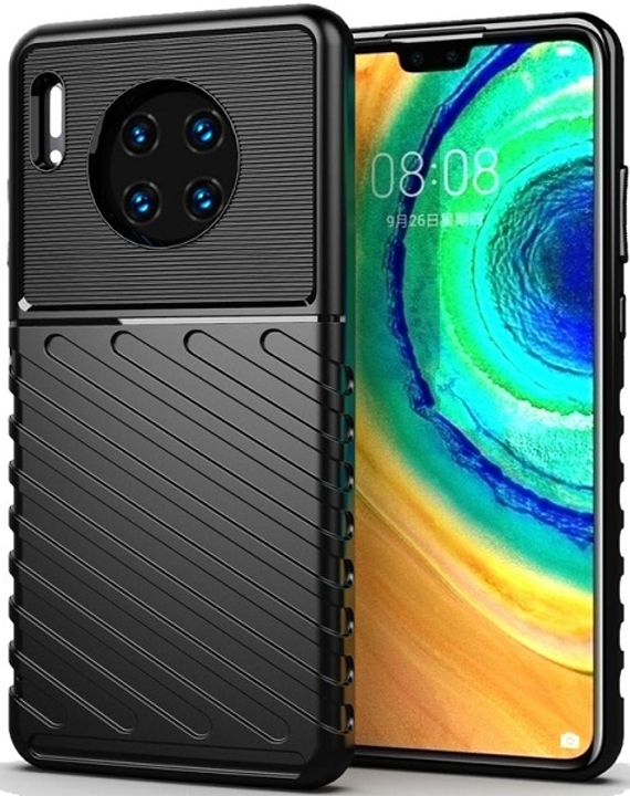 Чехол для Huawei Mate 30 цвет Black (черный), серия Onyx от Caseport