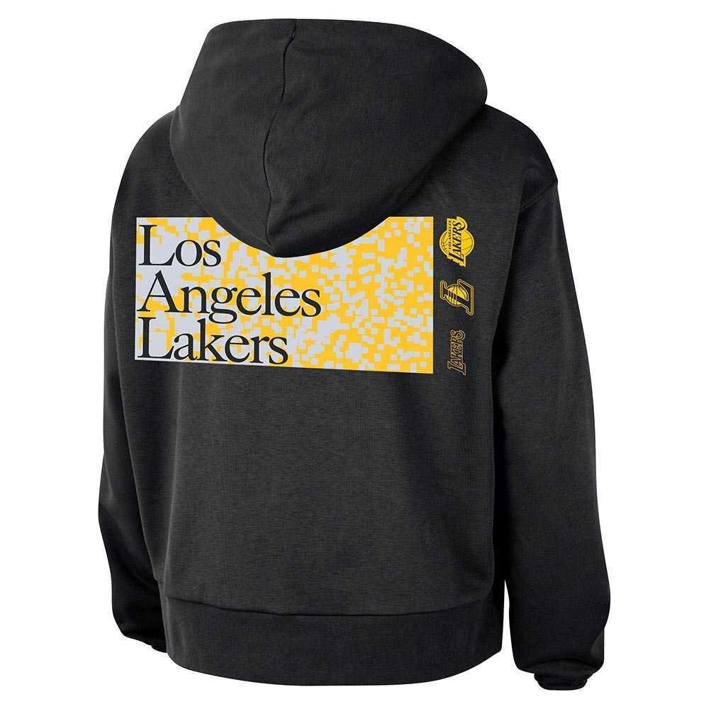 Баскетбольная женская толстовка Nike Dri-FIT NBA Los Angeles Lakers Standard Issue Sweatshirt Black