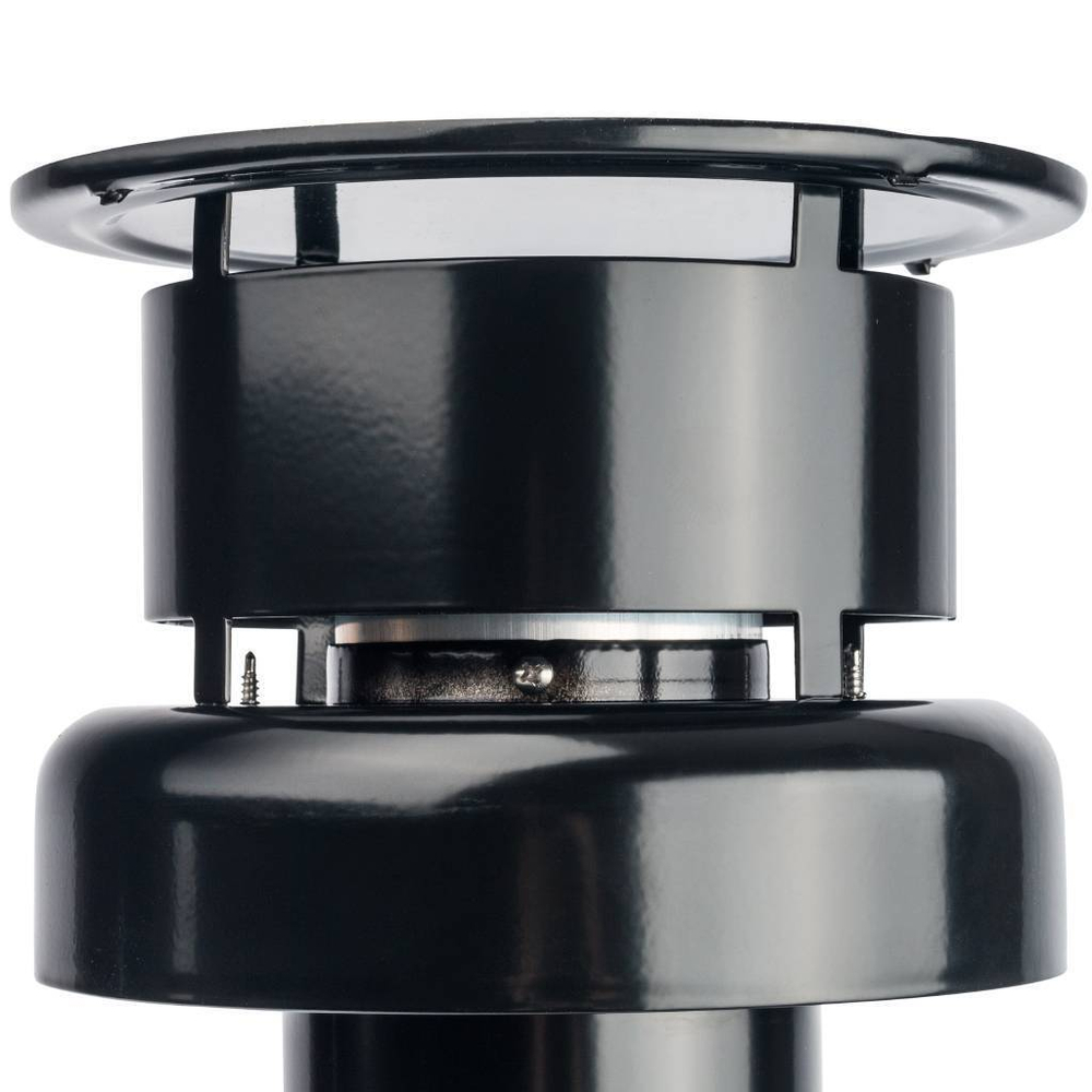 Элемент дымохода  Ø80/100 к-т   вертикальный утепленный, 584 мм, финальный участок.