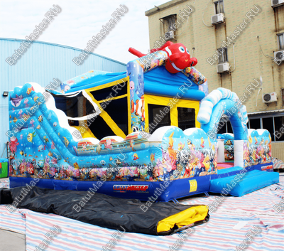 Коммерческий надувной батут "Немо" 8*7*6 м