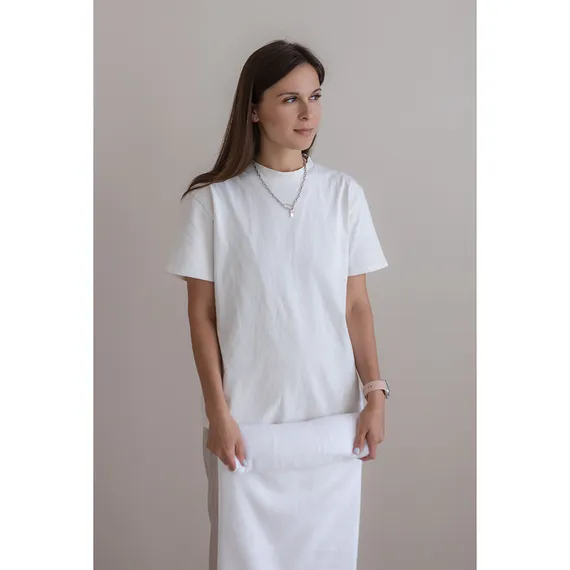 Полотенце банное белого цвета Essential, 90х150 см