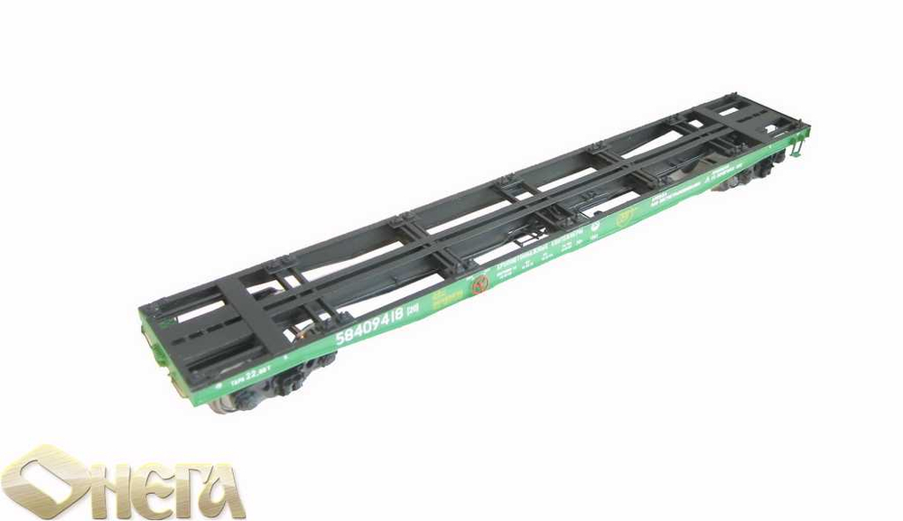 4-осная платформа для перевозки крупнотоннажных контейнеров 13-2116,