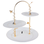 Фруктовница 3-х ярусная "Снежная королева", 17*21*31см