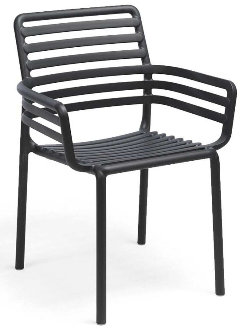 Кресло пластиковое Nardi Doga, антрацит