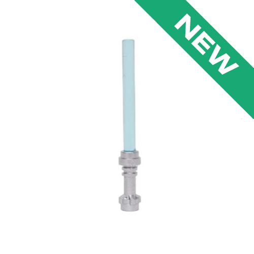 Голубой световой меч (30374 Trans-Light Blue + 64567 Metallic Silver)