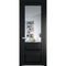 Межкомнатная дверь эмаль Profil Doors 2.5.3PD блэк остеклённая