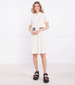 Платье pique Karl Lagerfeld - кремовый(231W1351)