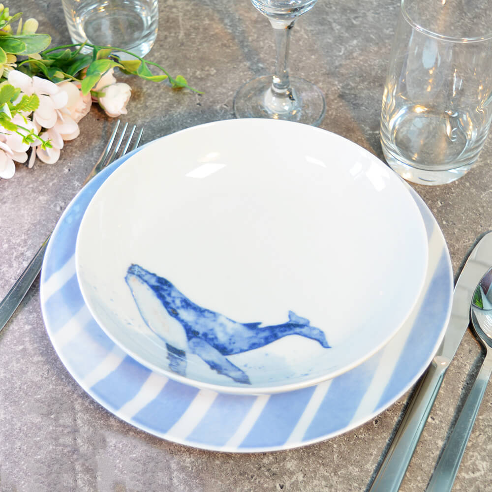 Тарелка 240мм мелкая форма Универсал Океан