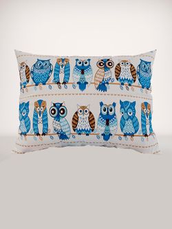 Постельное белье перкаль Сказка "Совушки" 1,5-сп Наволочка 50х70 см 1 шт Простынь 150x215 см Пододеяльник 145x215 см