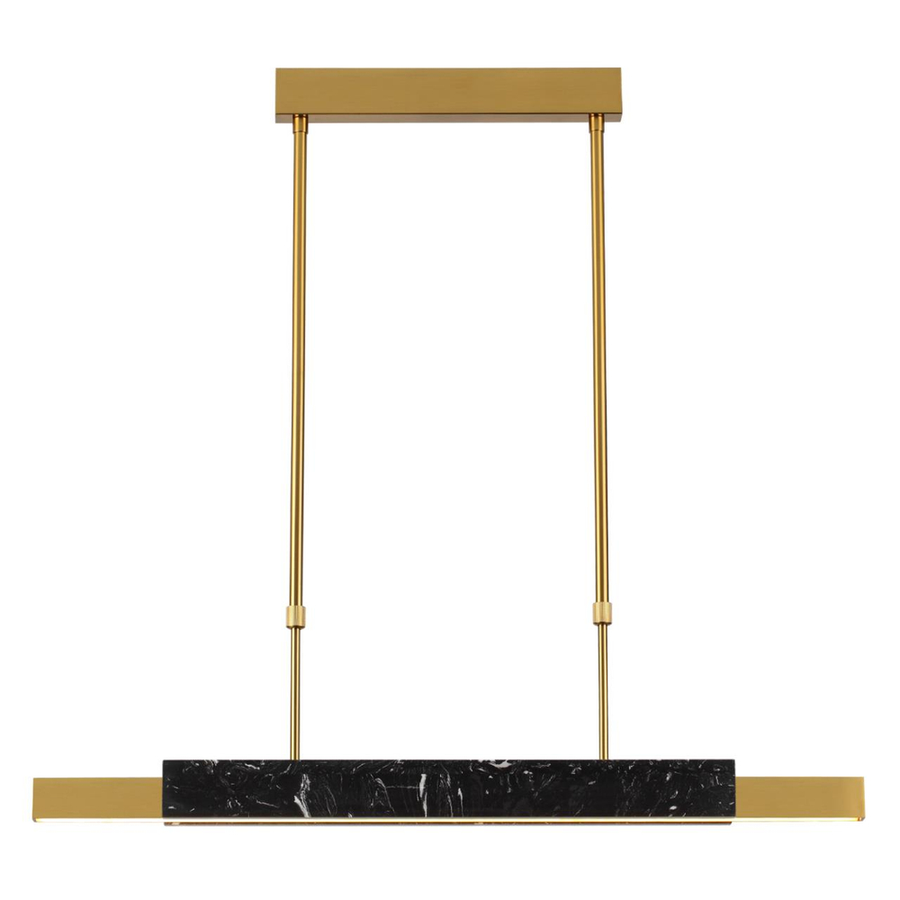 4361/25L MIDCENT ODL24 000 черный мрамор/антич. бронза/металл/акрил Подвесной светильник IP20 LED 25W 3000K 220V MARMI