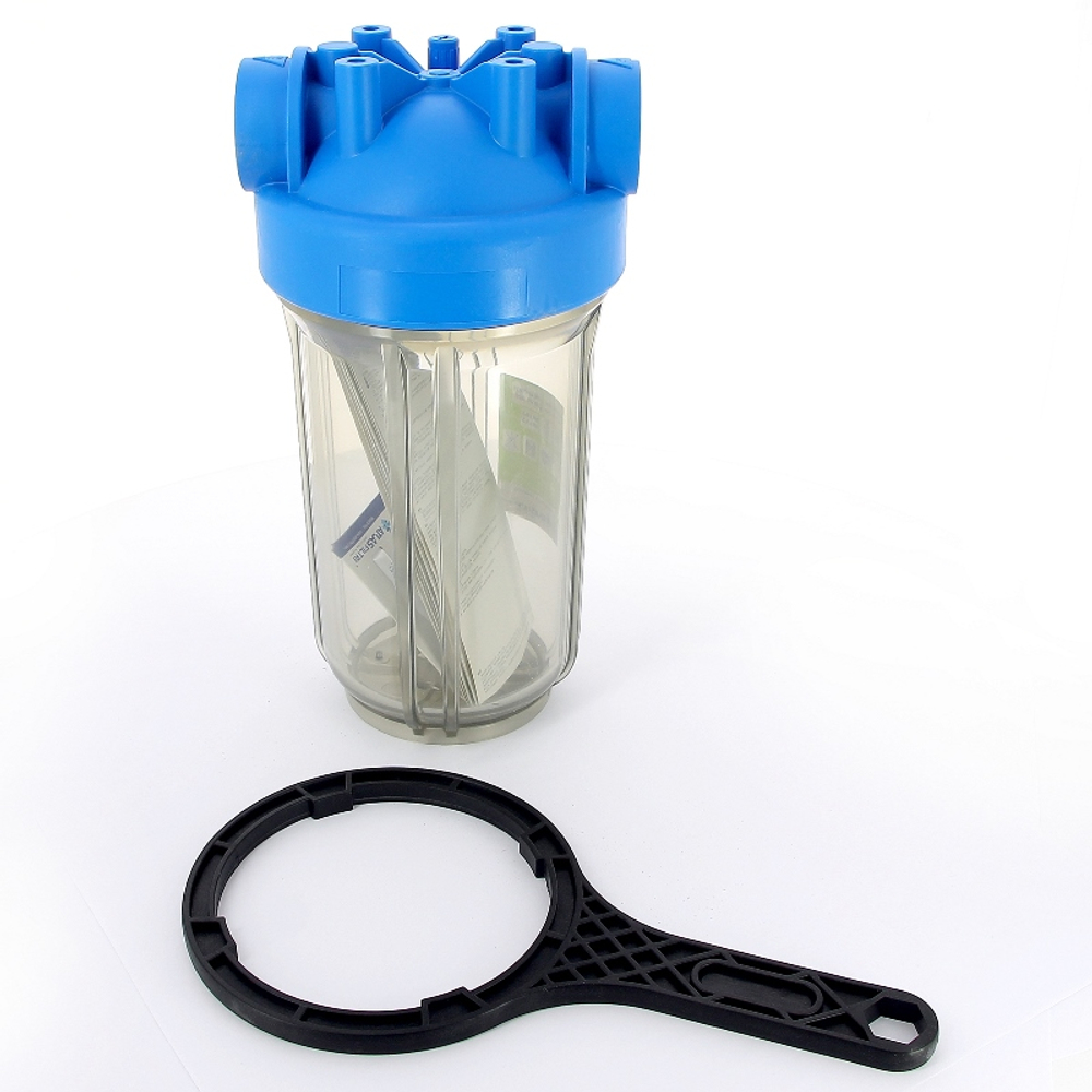 Корпус  ATLAS DP BB 10 Mono 1" IN AB прозрачная (+ключ)