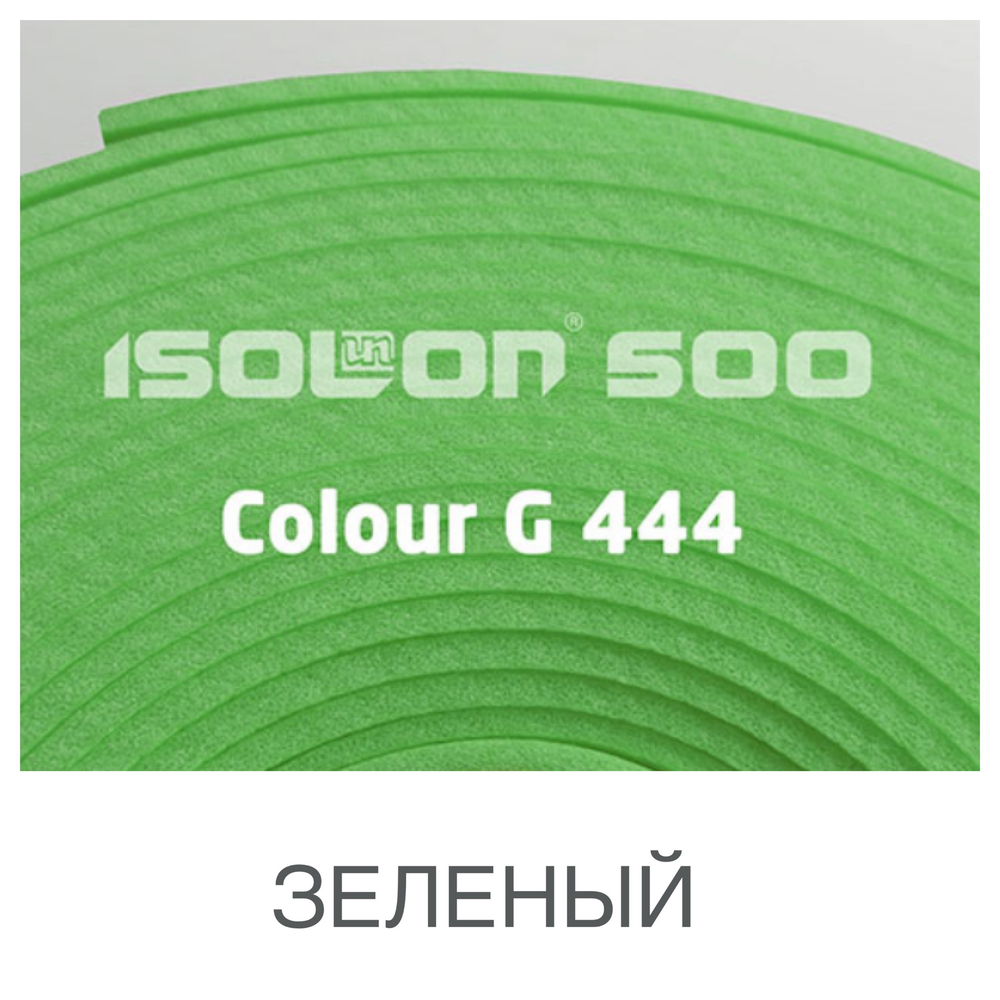 ИЗОЛОН ППЭ, 3мм, зеленый ширина 1 метр