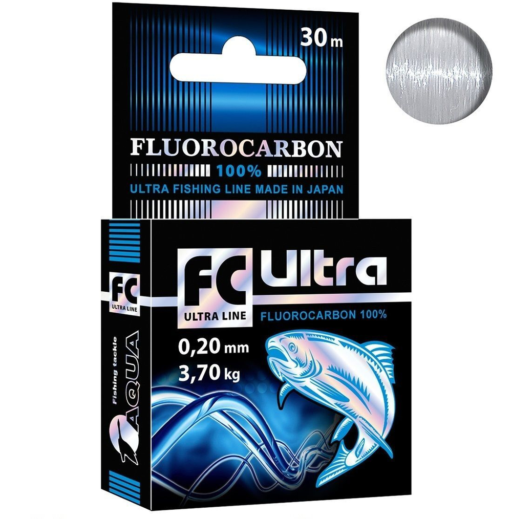 Леска для рыбалки FC Ultra Fluorocarbon 100% 0,30mm 30m