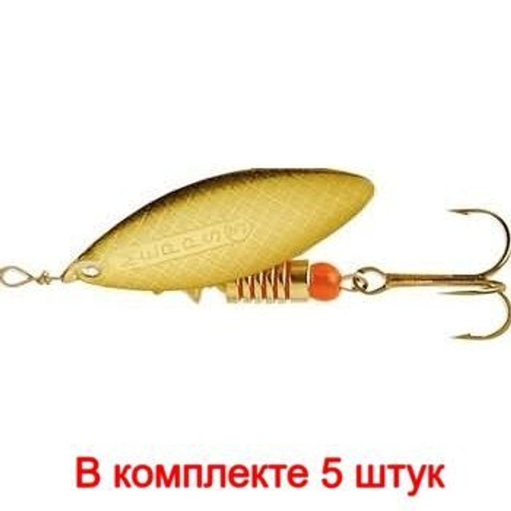 Блесна для рыбалки вращающаяся AGLIA LONG 2, Black