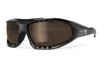 Спортивные очки LiP Surge Aero / Gloss Black - Black / PC Polarized / Levante Series Chroma Brown