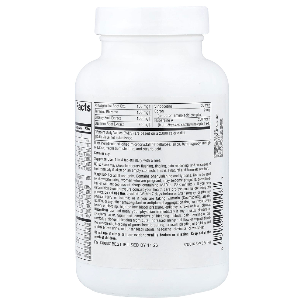 Source Naturals, Higher Mind™, 90 таблеток
