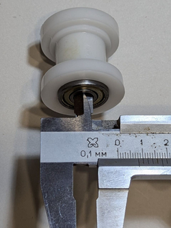 - Ролик натяжения цепи для мотоцикла, питбайка, мопеда d-8мм