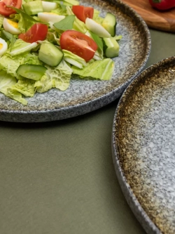 Тарелка с бортиками, Осень, диаметр 25,3 см - 6 шт