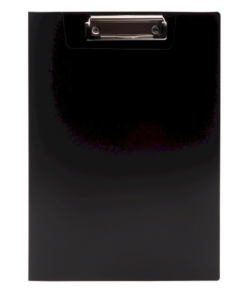 Планшет Workmate А4, с зажимом, 1000 мкм, пластик, черный, с крышкой