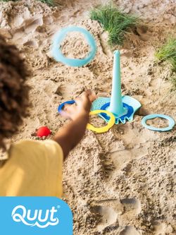 Пляжный набор Quut (Triplet + Ringo 6 + солнышко SunnyLove) в пляжном мешке