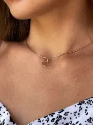 Бабочка подвеска из красного золота