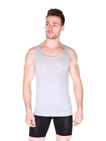 Майка мужская серый меланж