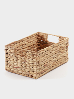 Корзинка прямоугольная, 33х22х14 см, водный гиацинт