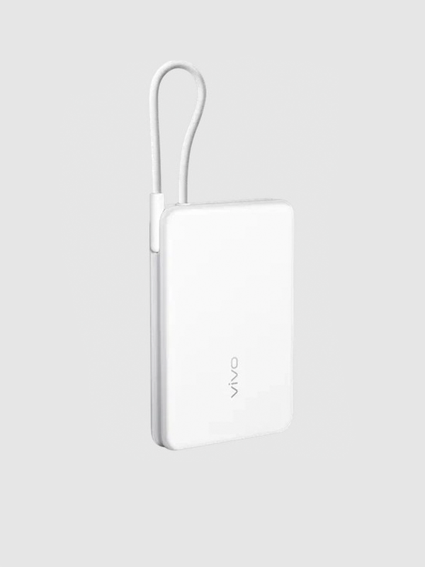 Внешний аккумулятор Vivo 33W Power Bank 10000 mAh Speed белый (33W Built-In USB Cable)
