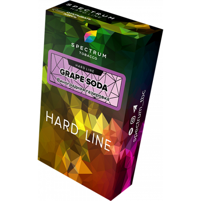 Табак Spectrum Hard Line - Grape Soda 40 г