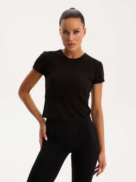 Футболка Skims, цвет черный
