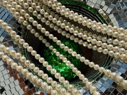 "Жемчуг круглый" 8мм, "Майорка. Имитация" (нить)