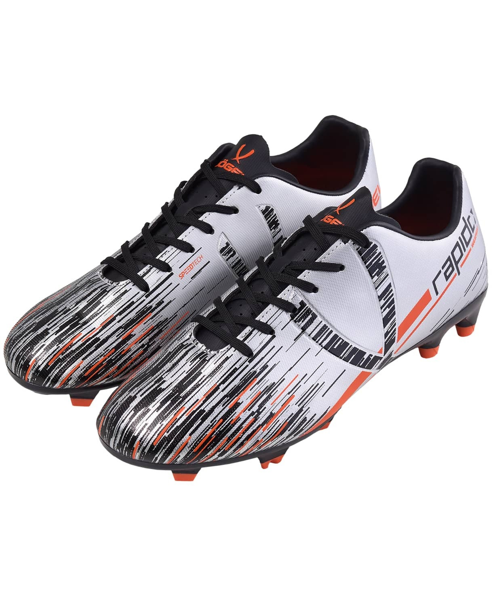 Бутсы футбольные Rapido FG Silver/black, детский