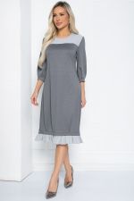 Платье Бостон (серое) П12507-10 LT Collection