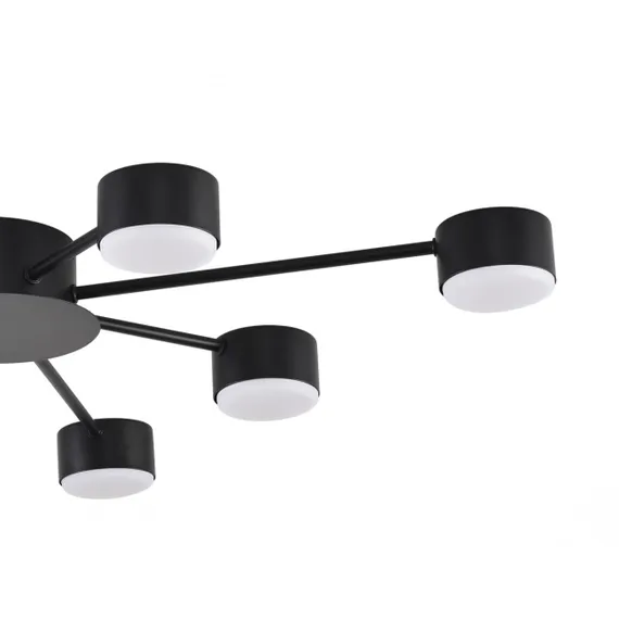 8344/8C COMFI LN26 251 черный, металл Люстра GX53 LED 8*7W 220V TORINA