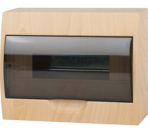 ЭРА ECO VILLAGE Бокс (корпус) пластик ЩРН-П-10 модулей навесной сосна 200х95х222 IP41 55546