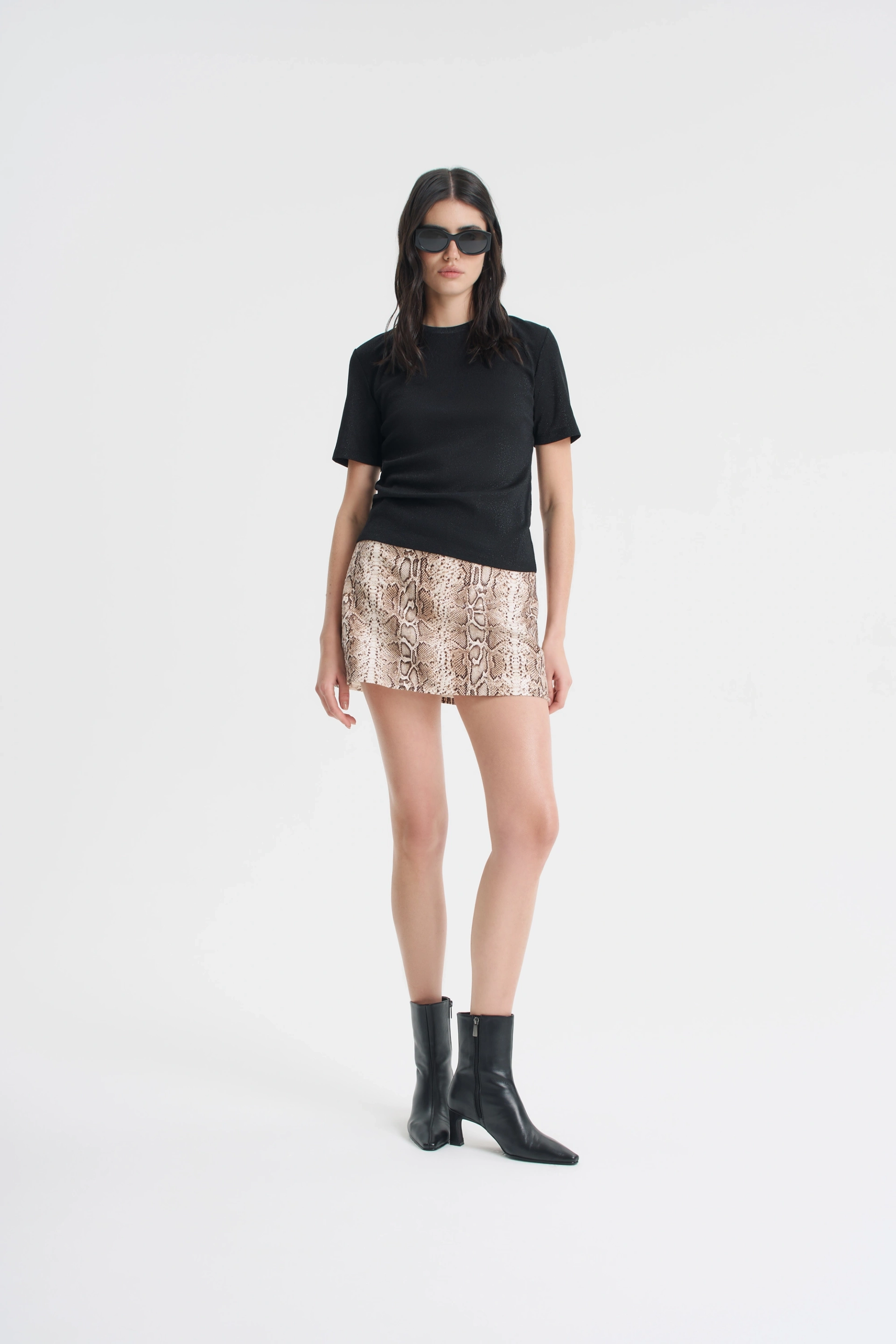 Юбка-мини питон